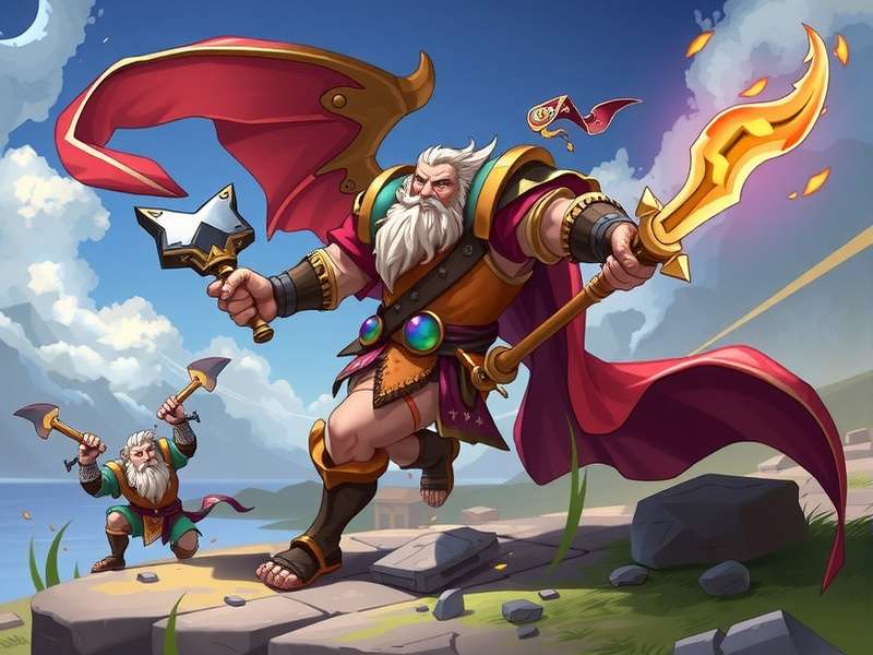 Saffron Surge Conqueror Game Banner